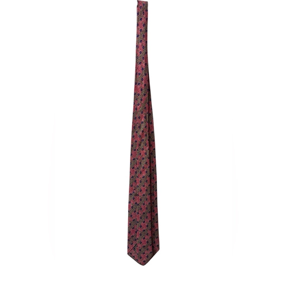 Brioni Red and Blue Patterned Tie